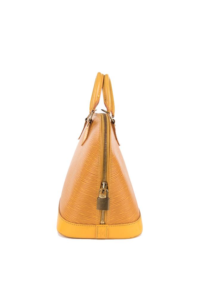 Louis Vuitton, Bags, Soldlouis Vuitton Alma Epi In Tassil Yellow