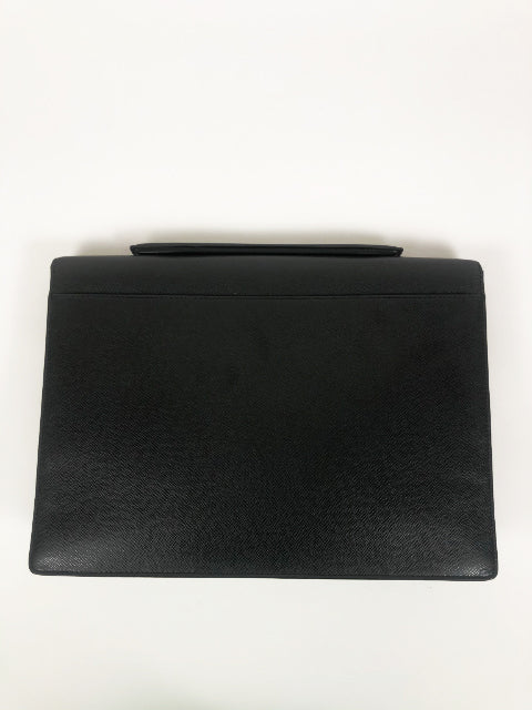 Louis Vuitton - Angara Porte Documents Taiga Briefcase Noir