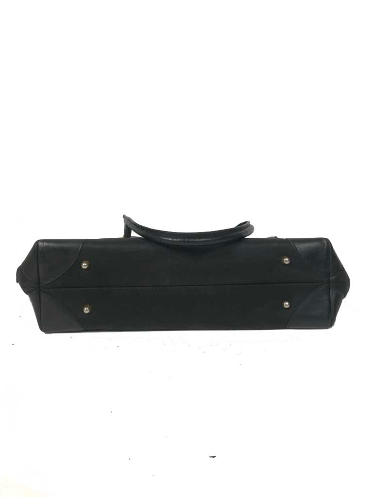 Fendi Vintage Black Leather Hobo Shoulder Bag with Lucite Details  ref.564296 - Joli Closet