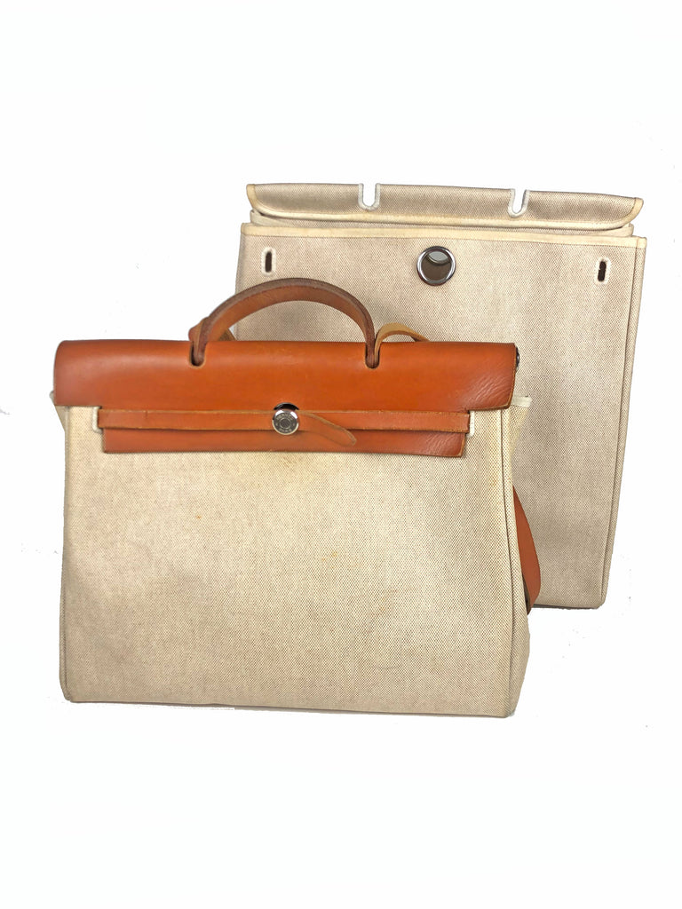 Hermès Herbag Top Handle 2-in-1 Travel Bag ○ Labellov ○ Buy and