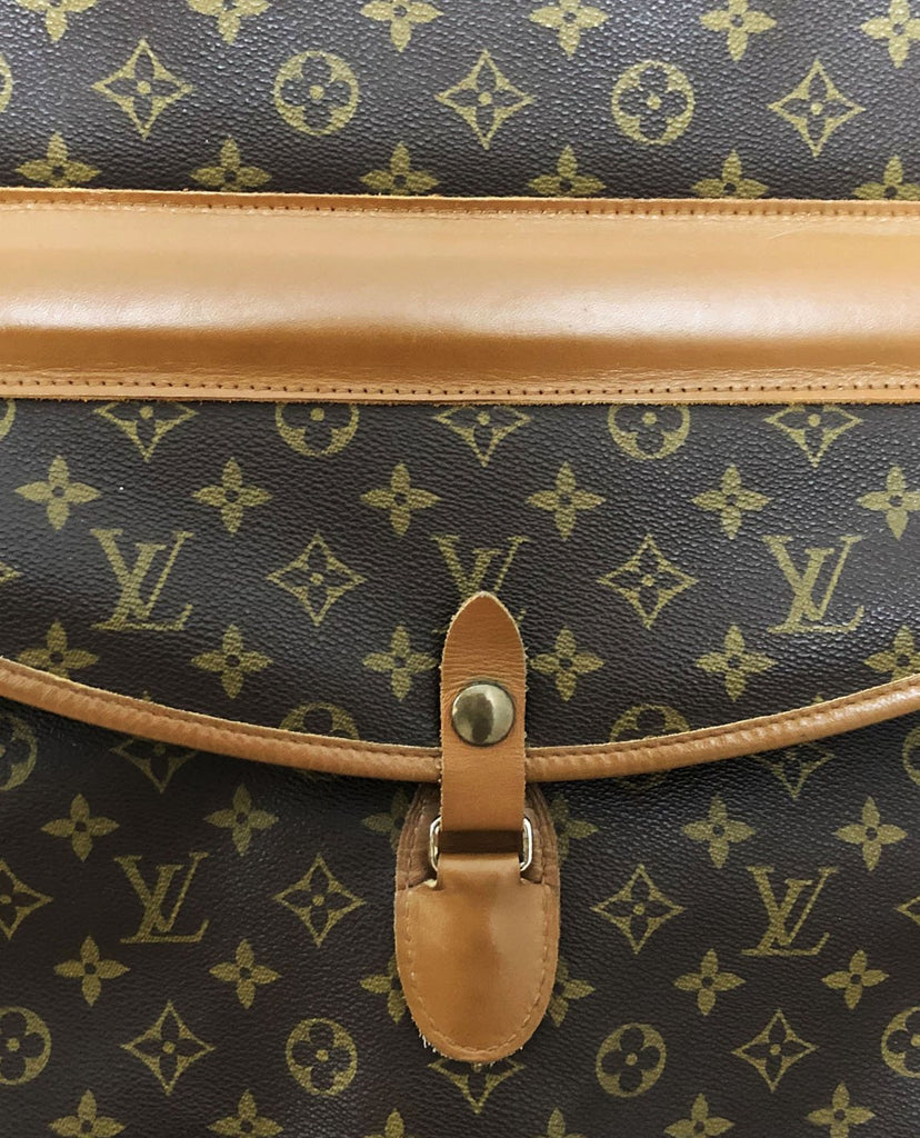 Rare Vintage Louis Vuitton Monogram Travel Luggage Tag ID Holder French  Company