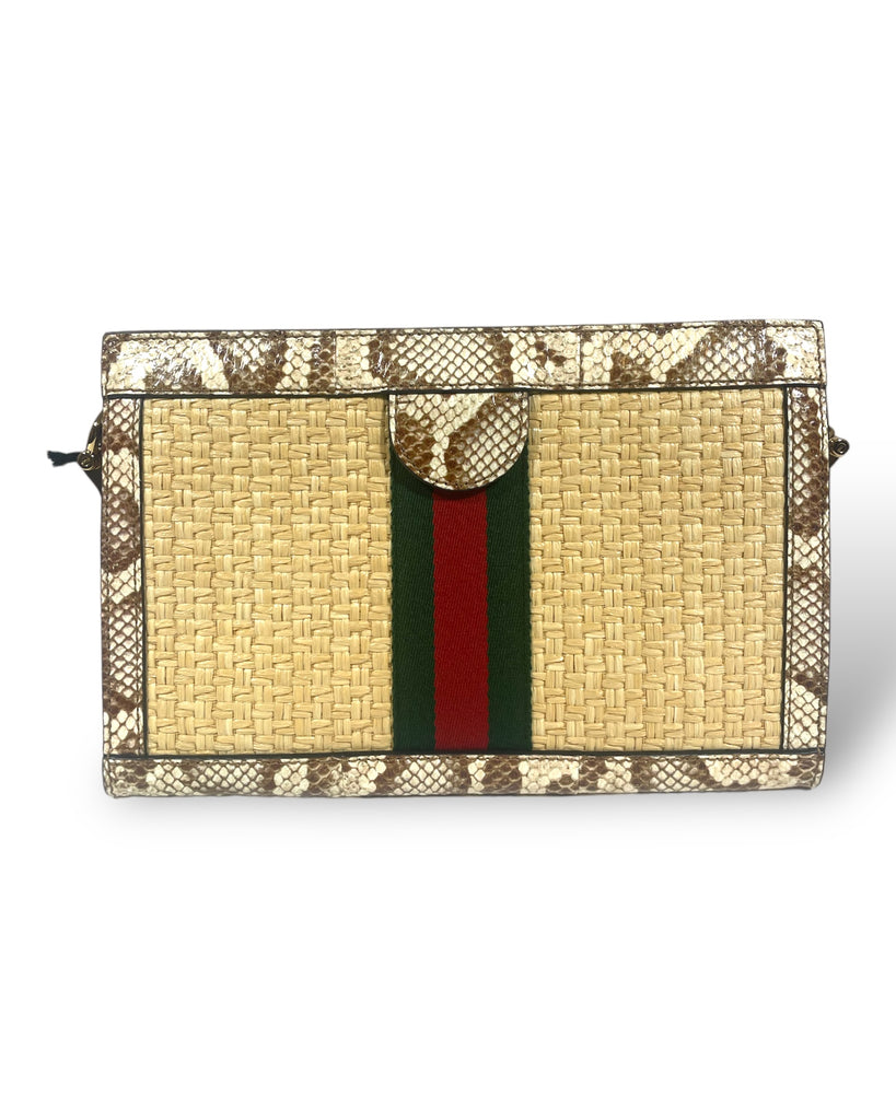 Gucci - Ophidia snake shoulder bag