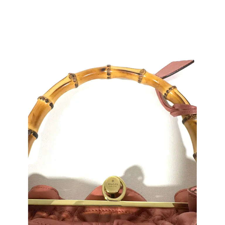 Gucci Floral Tattoo Bamboo Bag
