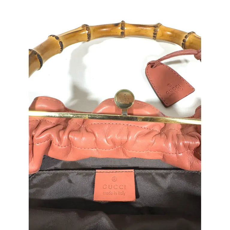 Gucci Floral Tattoo Bamboo Bag