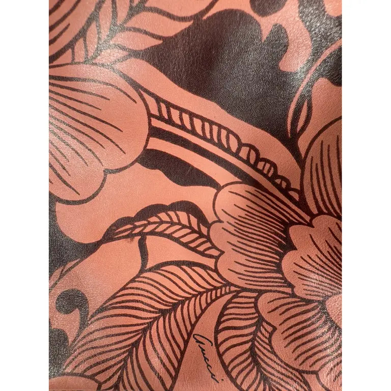 Gucci Floral Tattoo Bamboo Bag