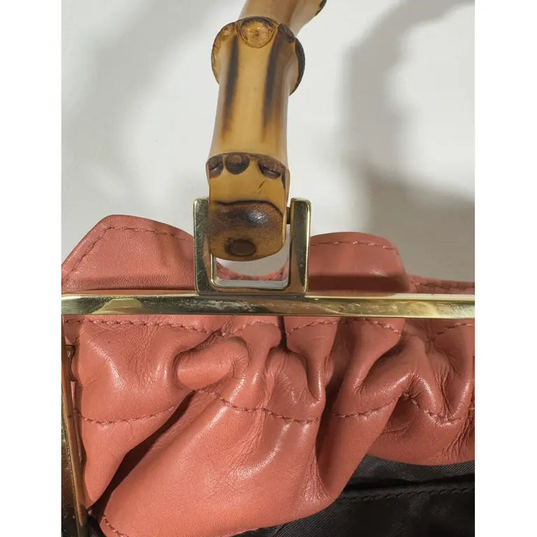 Gucci Floral Tattoo Bamboo Bag