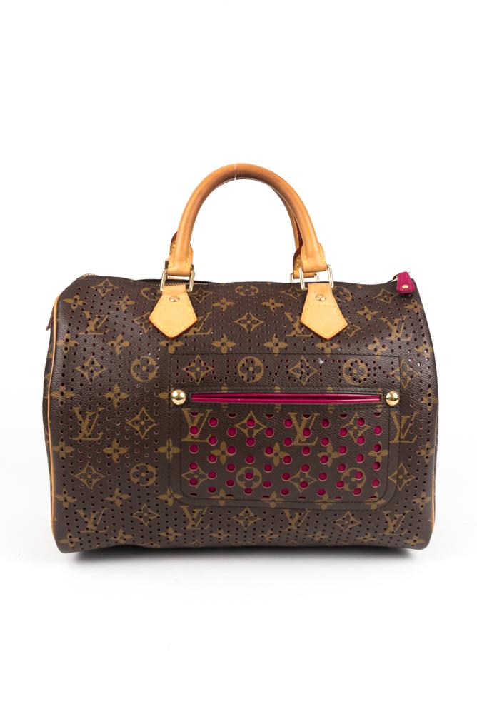 Louis Vuitton, Bags, Louis Vuittonspeedy 3perforated Brown  Monogramlimited Edition Very Rare