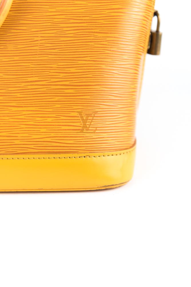 Louis Vuitton Alma Epi yellow