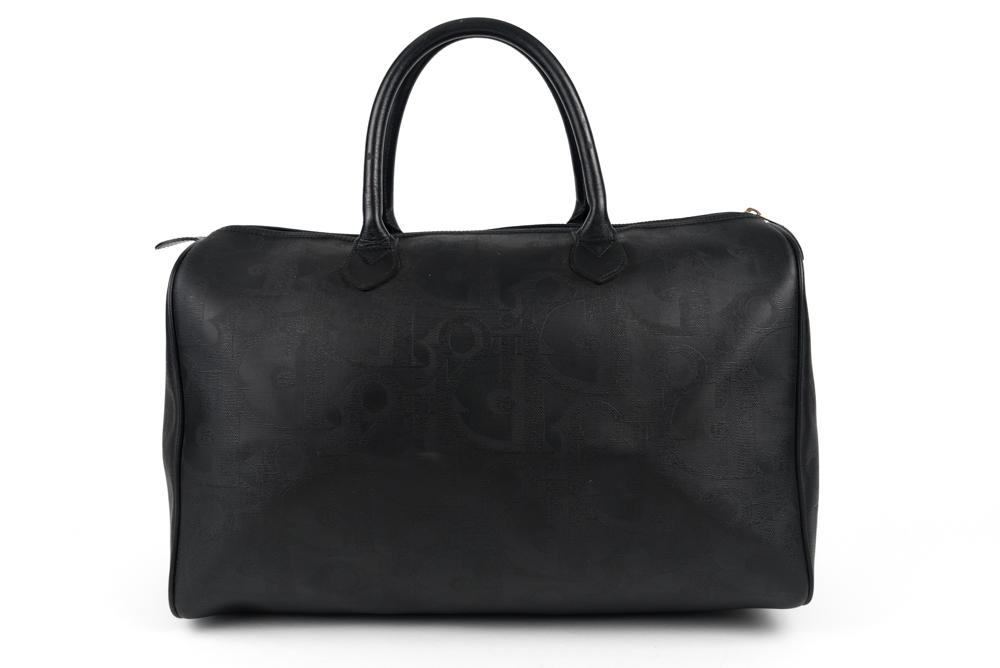 Dior Black Boston 45 travel bag