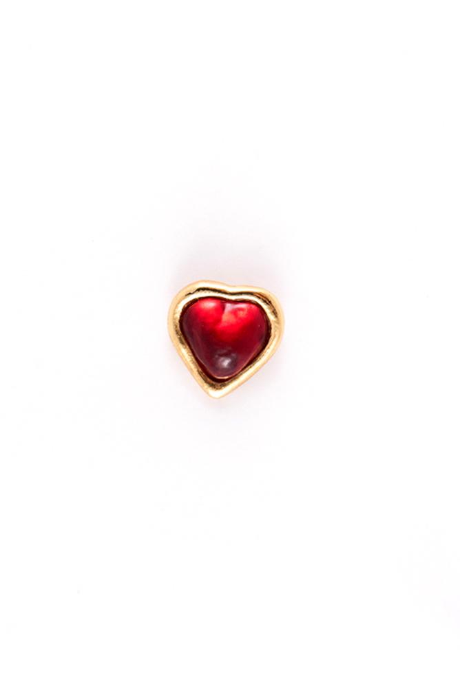Yves Saint Laurent heart Brooch