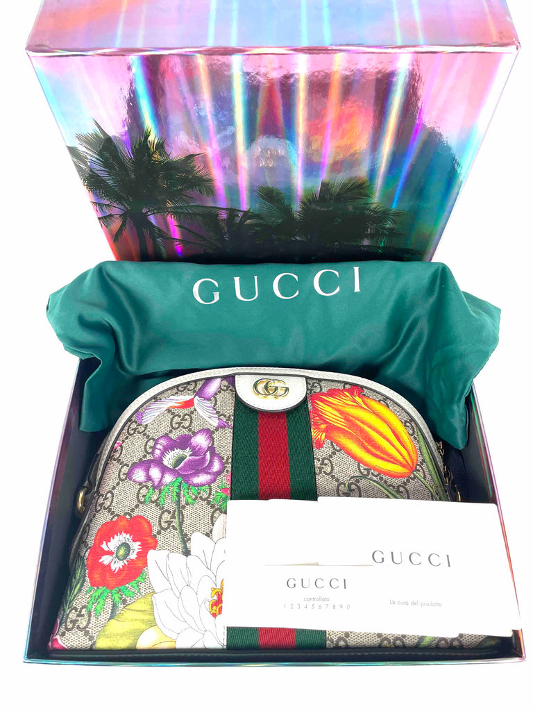 Gucci - Ophedia flora shoulderbody bag