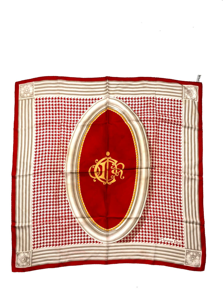 Dior - Red silk scarf