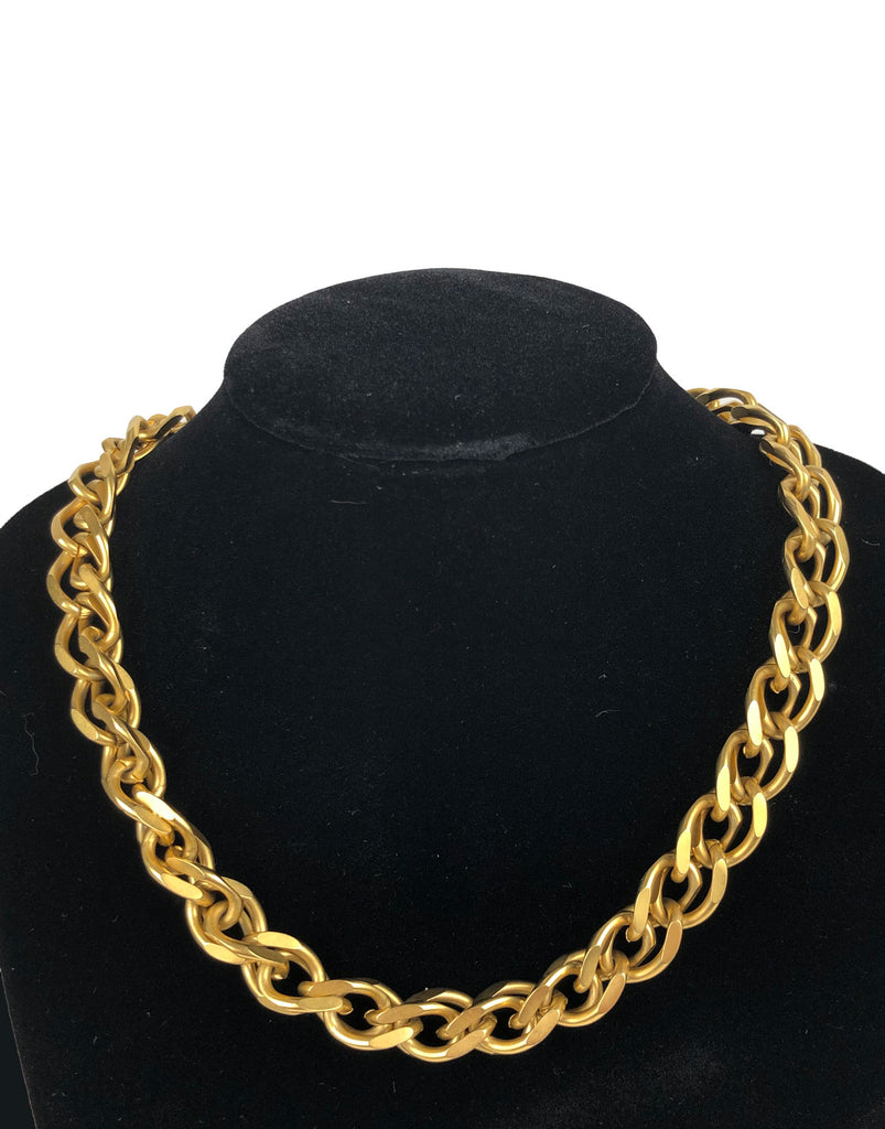 Givenchy - Triple 18kt gold plated necklace