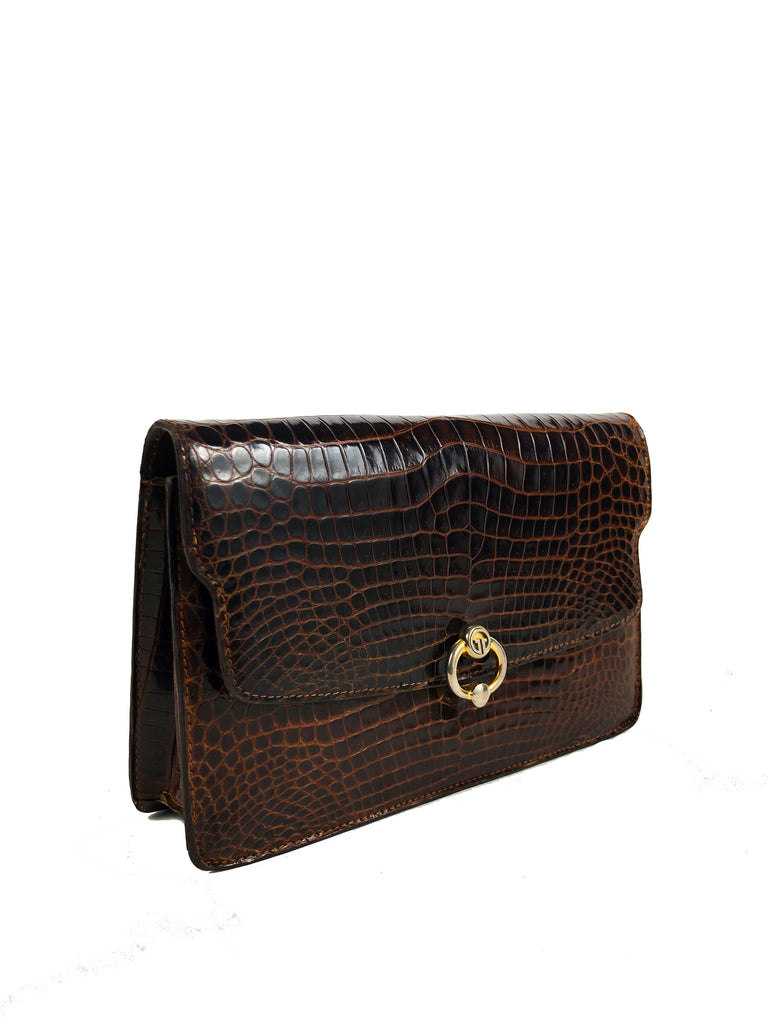 Gucci - vintage croc purse