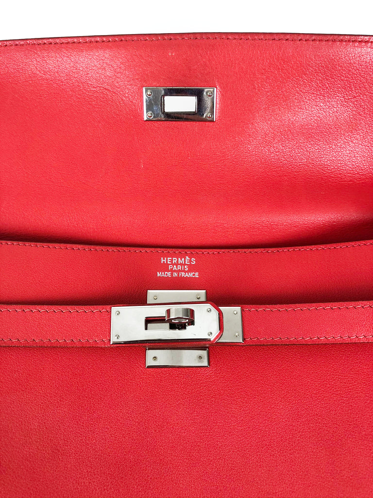 Hermès - Kelly 35 red Sellier